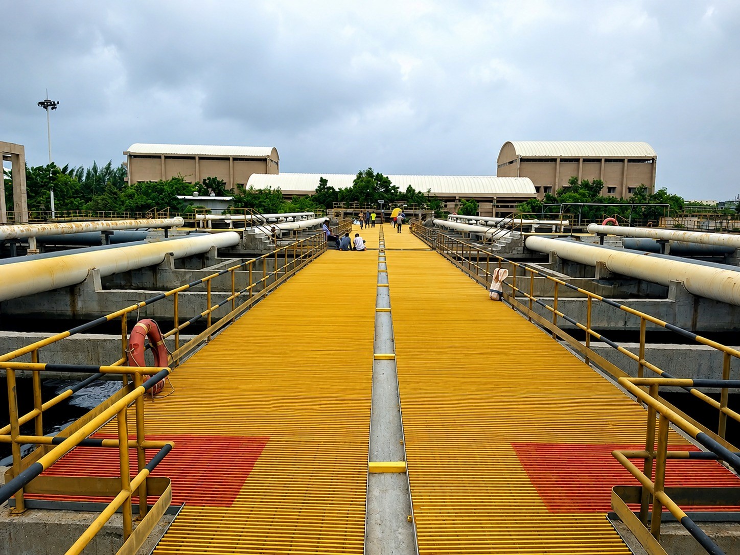 FRP Pultruded Grating Walkway